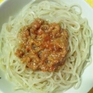 韓国冷麺で梅胡麻つけ麺